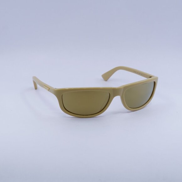 Bottega Veneta BV1327S 004 Sunglasses Yellow Cat Eye Frame, Brown Lenses main image 10